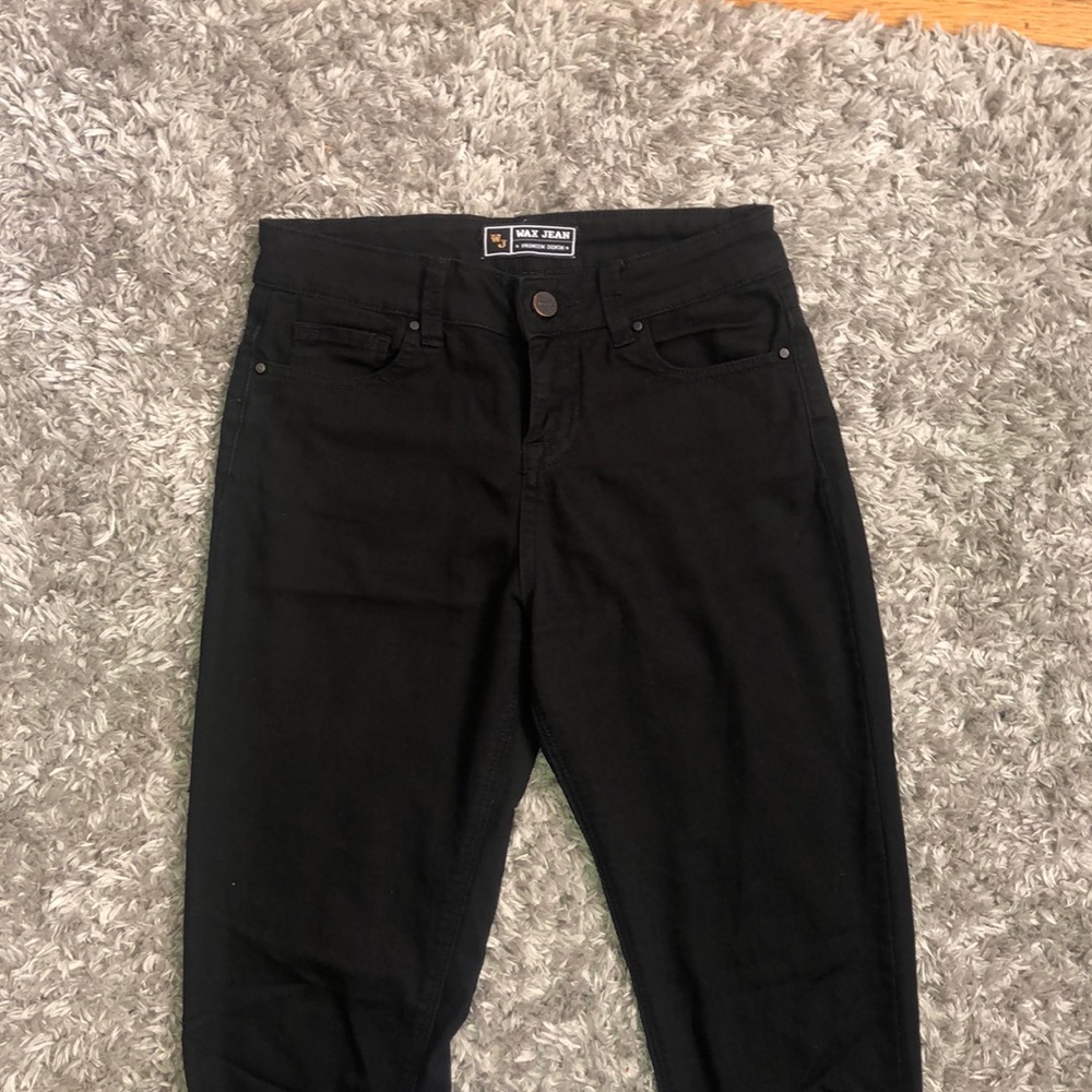 Black skinny jeans size 0